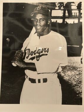 Dodgers Vintage-Style Black & White Baseball Photo Print